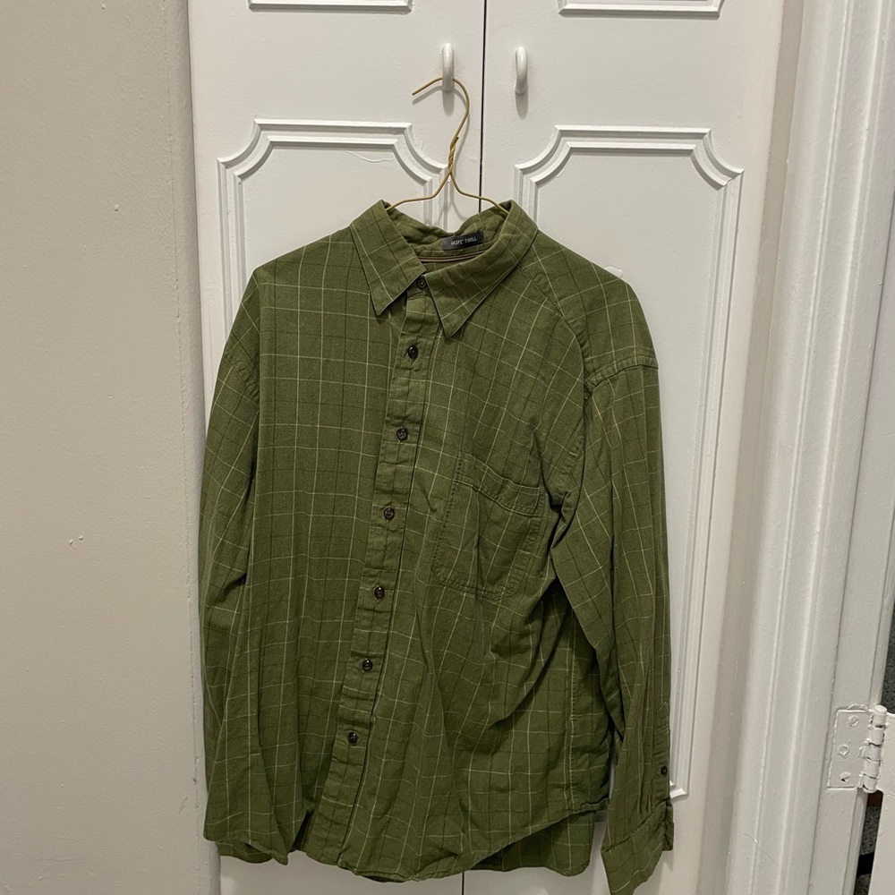 Flannel button up.